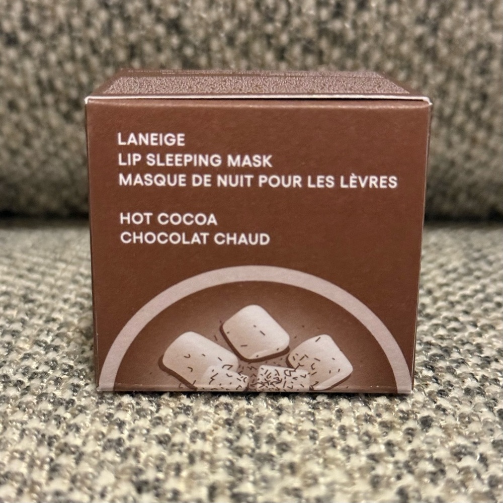 LANEIGE Hot Cocoa Lip Sleeping Mask - Rich Brown - Picture 2 of 3